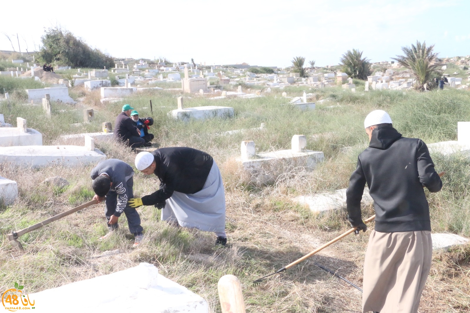 فيديو من معسكر العمل التطوعي في مقبرة الكازاخانة بيافا